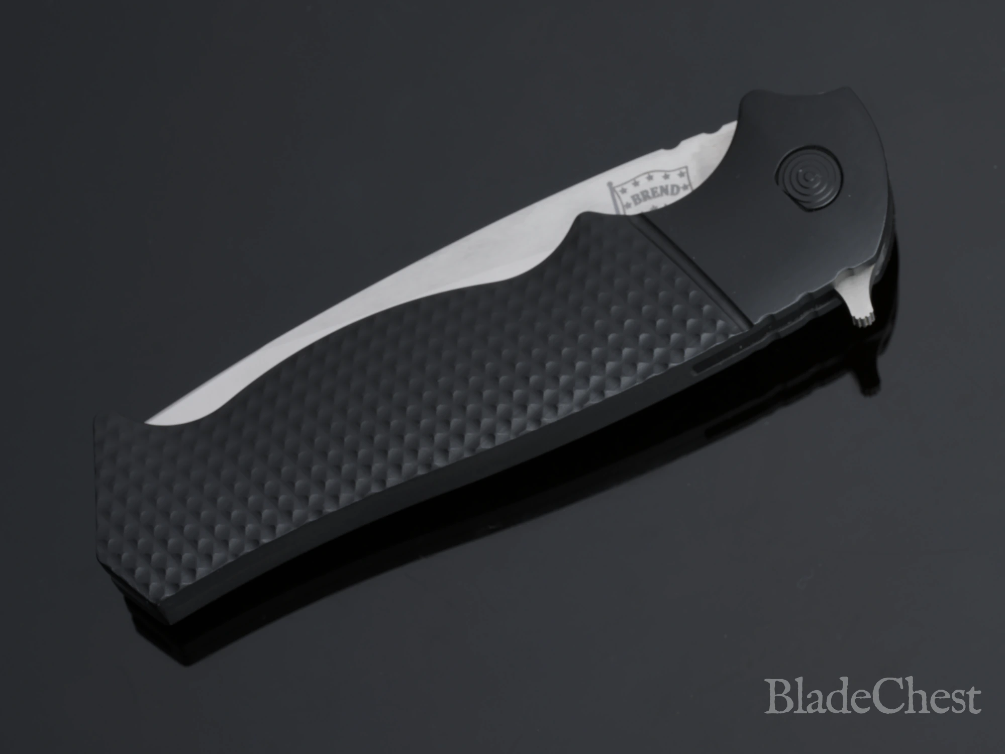 Walter Brend Model 2 prototype flipper &mdash; closed, spine and grind