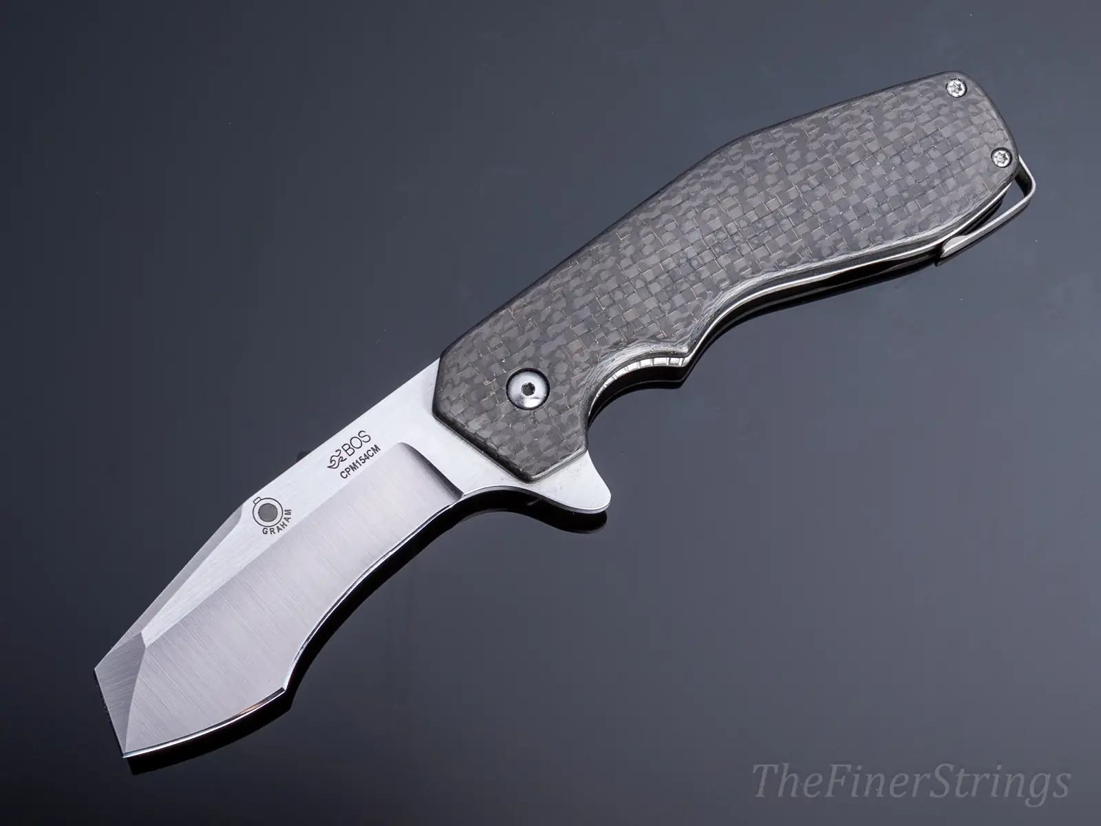 Grimsmo Custom Recurve CF full knife open front