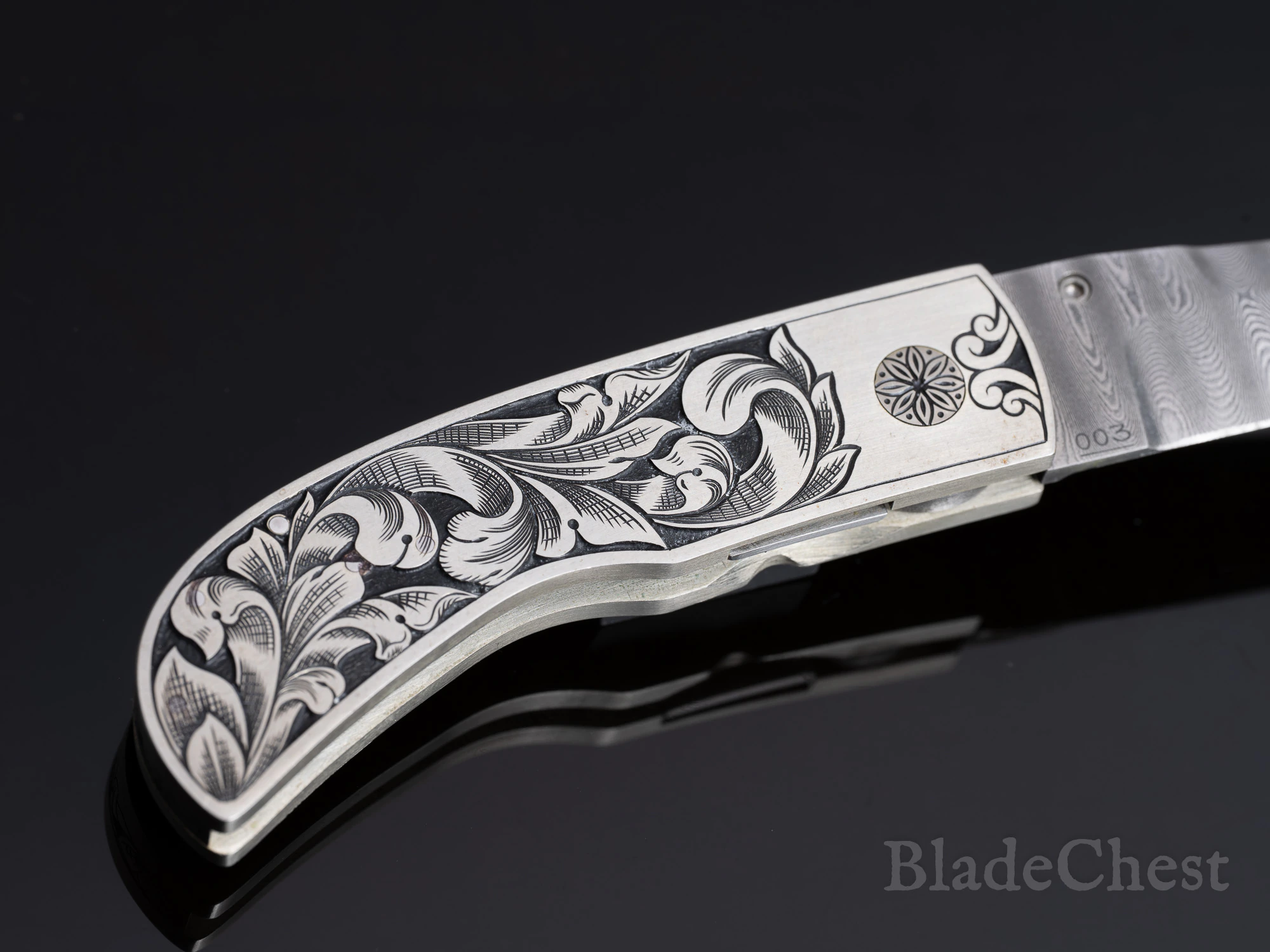 Jim Martin auto &mdash; engraved frame, closed profile