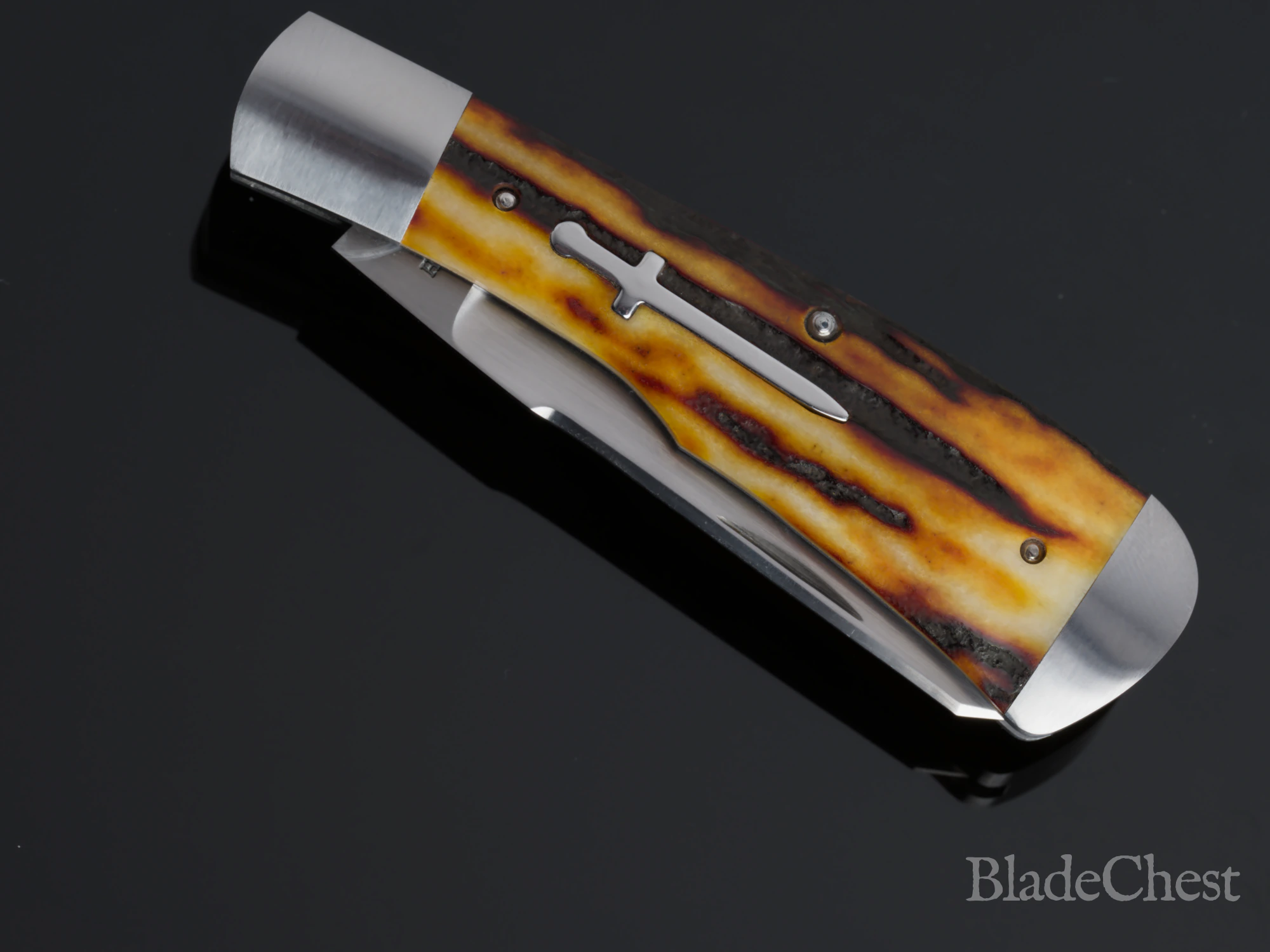Ben Kabisch Gunstock Stag &mdash; closed, escutcheon side