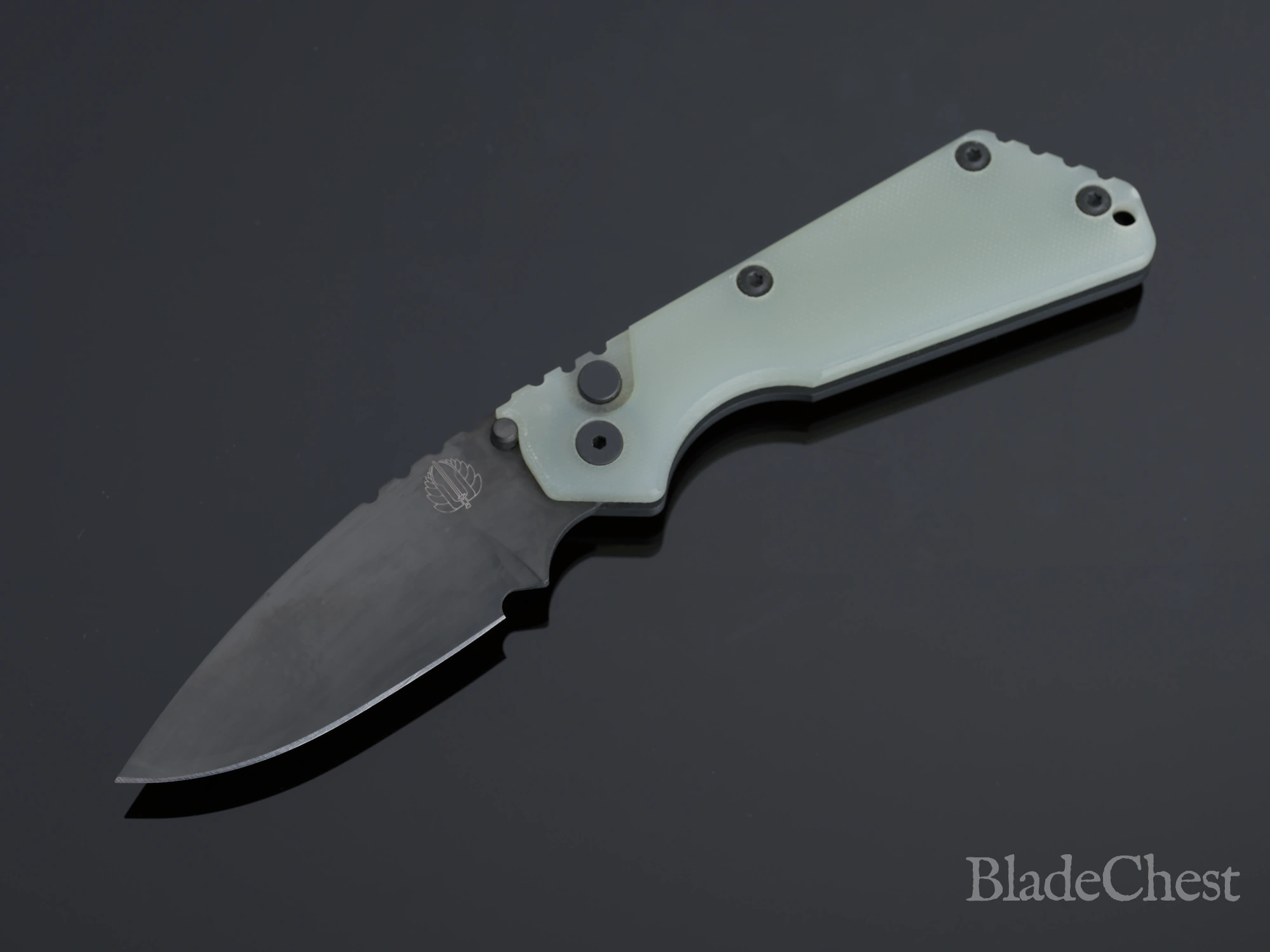 Pro-Tech / Strider SnG Automatic &mdash; closed, jade G-10 scale
